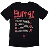 Rock Off officially licensed products Sum 41 Tour 24 F**K Sum 41 T Shirt Size L