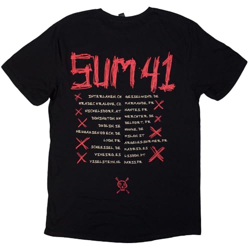 Rock Off officially licensed products Sum 41 Tour 24 F**k Sum 41 T Shirt M Black