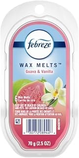 2 Pack Febreeze Guava and Vanilla Scented Wax Melts (2.5 Oz/6 Melts Each)