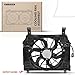 A-Premium Engine Radiator Cooling Fan Assembly with Brushless Motor Compatible with Select Land Rover Models - Range Rover 2013-2018, Range Rover Sport 2014-2016 - Replace# LR084438