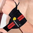 serveuttam Leosportz Workout Gloves with Wrist Support for Gym Workouts, Pull Ups, Cross Training, Weightlifting, Calisthenics, WOD- Silicone Padding - Great Hand Grip & No Calluses (Wrist Support) gallery image