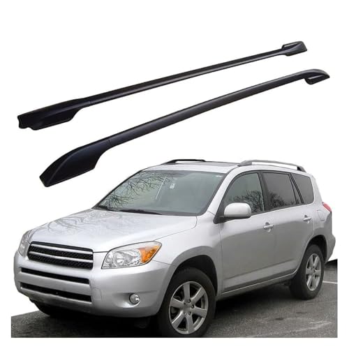 Barres de toit en aluminium noir premium pour SUV RAV4 2006 à 2012 - 2