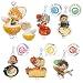 Takara Tomy Haikyuu!! Tsunagaru Food Mascot Part 1 Set of 6