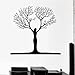 Sticker Mural Abstrait Femme Arbre Nature Art Décor Mural Vinyle Amovible Décalque Grand Arbre Silhouette Salon Home Decor57cmx56cm