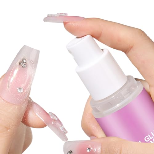 Dewireaey Removedor de pegamento de uñas fijo, 20 ml, spray de salón de belleza para eliminar el gel de uñas, spray de eliminación de pegamento de acción rápida para manicura diaria salón