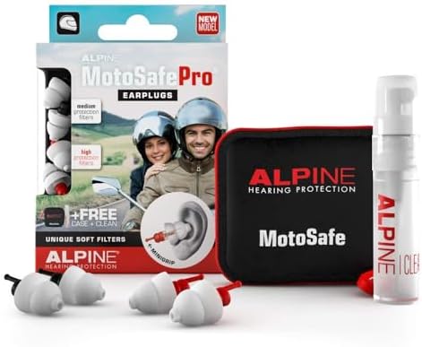 Pro : Alpine Hearing Protection Earplugs Motosafe, Pro