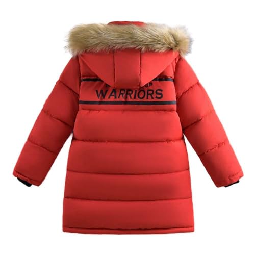 Boys Snow Padded Coat Winter Water Repellent Insulated Coat Faux Fur Hooded Jacket Skiing Jacket2