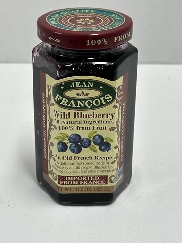 Jean Francois Wild Blueberry Jam, 10 oz