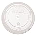 SOLO Cup Company Ultra Clear Flat Cold Cup Lids, Pet, 2 Packs of 100 Lids (200 Total)