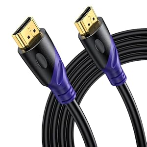 Rommisie 8K HDMI 2.1 Kabel 2m, 8K@60Hz 4K@120Hz Ultra High Speed Kabel Lead 48Gbps, Supports eARC HDR10 HDCP 2.2/2.3, Kompatibel mit all HDMI devices PC/TV/HDTV/Blu-ray