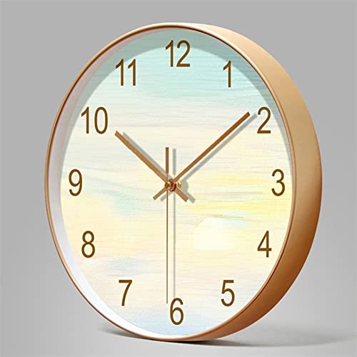 Horloge murale moderne pour restaurant salon décoration créative et silencieuse - 4