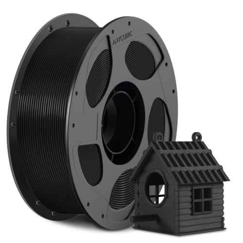 ANYCUBIC ASA 3D Printer Filament 1.75 mm, 1KG Black
