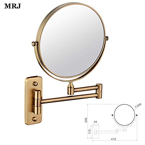 Miroir extensible 360° pour maquillage et soin du visage avec miroir double face - 5