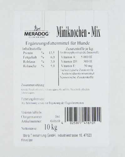 MERA Miniknochen - Mix, 1er Pack (1 x 10 kg)
