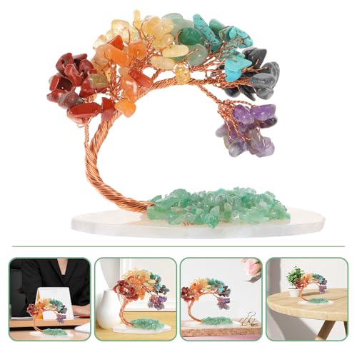Árbol de Dinero de Cristal con base estable VILLCASE para decoración 8