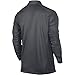 Nike Golf Mens UV Nike Victory L/S Polo Dark Grey/White MD