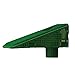The Wedge Downspout Gutter Guard - Eliminates Downspout Pipe Clogs from Leaves and Debris - 4-Pack (Green)