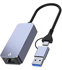 Amazon.co.jp: USB LAN変換アダプター 2 IN 1 有線LANアダプター