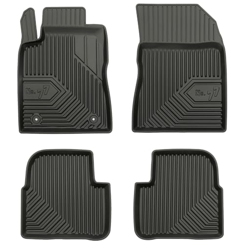 M MOTOS Alfombrillas de Goma para Citroen C3 III 2016-2024 Mejore la Comodidad de Sus Viajes con la Alfombra Antideslizante...