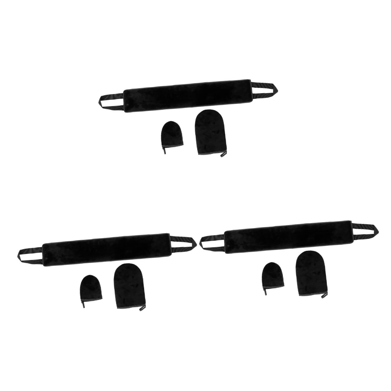 3sets Selbstbräuner Mitts Schicht Gesicht Handschuh Zurück Für Lotion 3 Stücke * 3