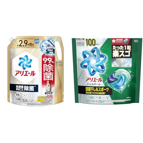 アリエール 洗濯洗剤 液体 超抗菌プレミアム 洗濯槽まるごと除菌