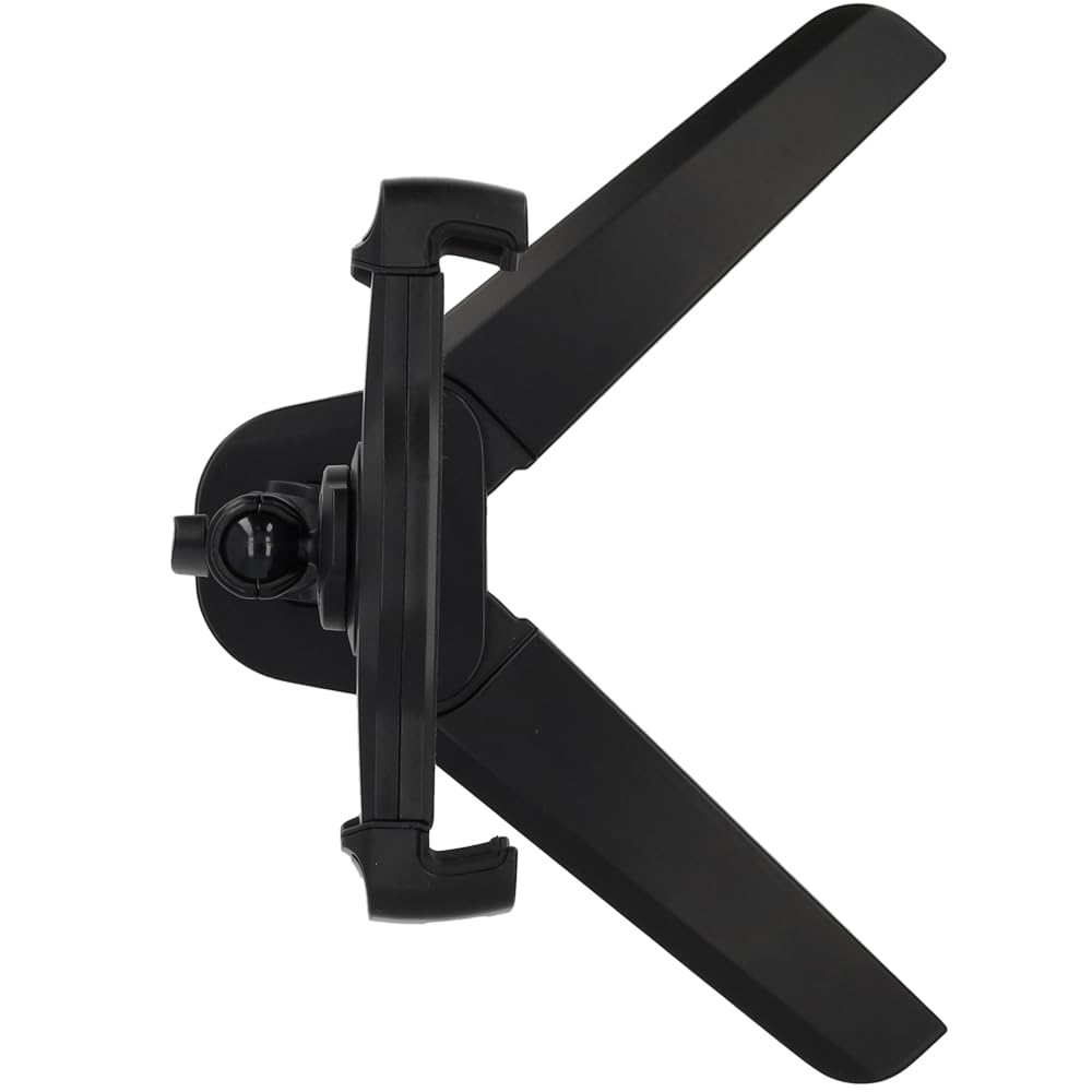 Soporte para teléfono móvil, smartphone, tableta, soporte para teléfono móvil, soporte de pared, metal negro