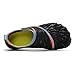 ANYUETE Water Shoes for Kids Boys Girls Aqua Socks Barefoot Beach Sports Swim Pool Outdoor Quick Dry Lightweight All Black Little Big Kid 1 Big Kid