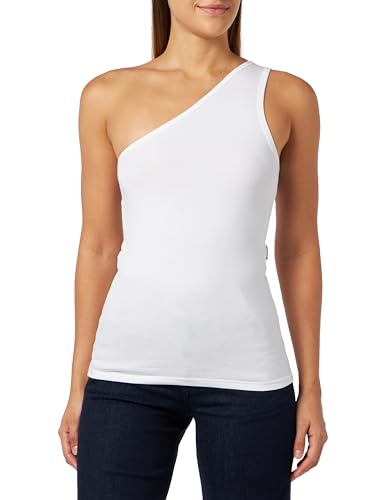 Haut à une épaule Replay blanc top chic pour soirée et été taille XL