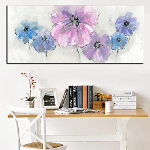 Affiche fleur aquarelle pour salon chaleureux et déco murale moderne