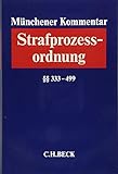münchener kommentar hgb  Münchener Kommentar zur Strafprozessordnung Bd. 3/1: §§ 333-499 StPO