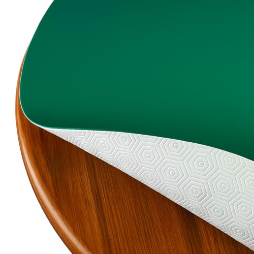 KOSMOS 692094 EXIT - Das Spiel + Puzzle - Der verschollene Tempel, Level: Einsteiger, Escape Room Spiel mit Puzzle 2 Tischpolster Tischschoner Schutzbelag Größe und Farbe wählbar Rund 120 cm Poker Grün Tischschutz Molton Auflage Schoner Unterlage