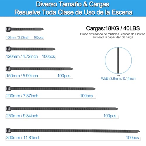 Almacenamiento, Tools cinchos plastico Marca HGGWZWIF (2)