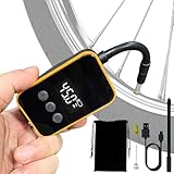 Airiar(アイリア) 自転車 空気入れ 自転車用 コンパクトエアポンプ 電動 エアーポンプ 電動空気入れ 充電式 usb スマートエアポンプ コンパクト ハイパワー ロードバイク 持ち運び 緊急時 バイク オートバイ 収納袋 モバイルコンプレッサー AR-AP1
