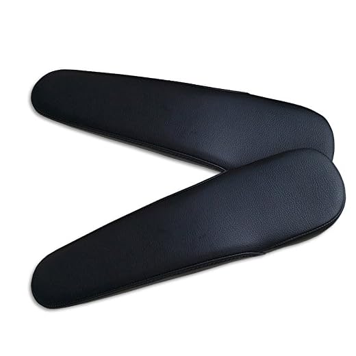 Capa de reposição para apoio de braço Odyssey, capas de apoio de braço de couro para Honda Odyssey 2005 – 2010 (Preto)
