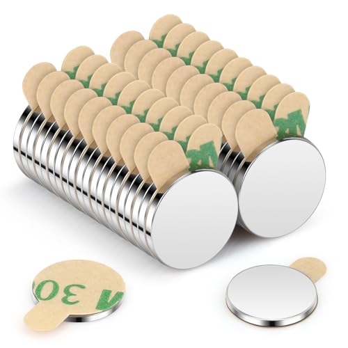 Aimants néodyme Wukong 10x1mm | Lot de 40 Mini aimants Ronds extrêmement puissants pour Tableau magnétique, Tableau magnétique, réfrigérateur, travaux manuels, Bureau, Cuisine