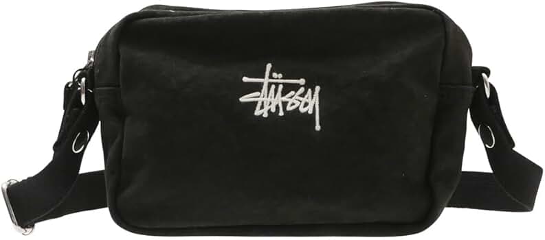 Amazon | [ステューシー] CANVAS SIDE POUCH ショルダーバッグ サイド