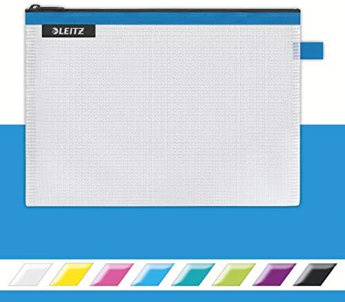 Leitz WOW Fodral, vattentäta, genomskinliga, small (A6), medium (A5), large (A4) och necessär, blandade färger, 4-pack, 40160099