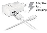 T-Mobile Prism Adaptive Fast Charger Micro USB 2.0 Cable Kit! True Digital Adaptive Fast Charging uses Dual voltages for up to 50% Faster Charging!