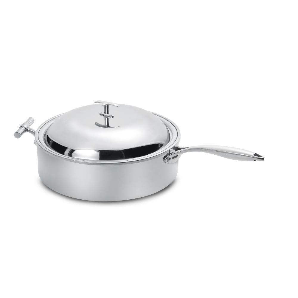 Cook Buffet Collection 4 Quart Induction Chafing Dish by Eastern Tabletop – Stainless Steel, Model 5914