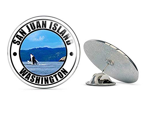Round SAN Juan Island Washington (wa rv Travel Resort) Metal 0.75