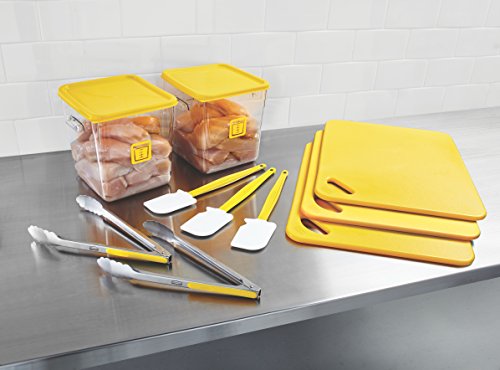 Rubbermaid Commercial Products 1985251 Rubbermaid Commercial Color-Coded Food Service Starter Kit, Yellow, 12 Piece , Yellow Piece #TOP1