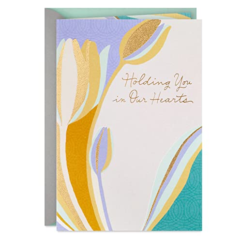 Holding You In Our Hearts sympathy card image