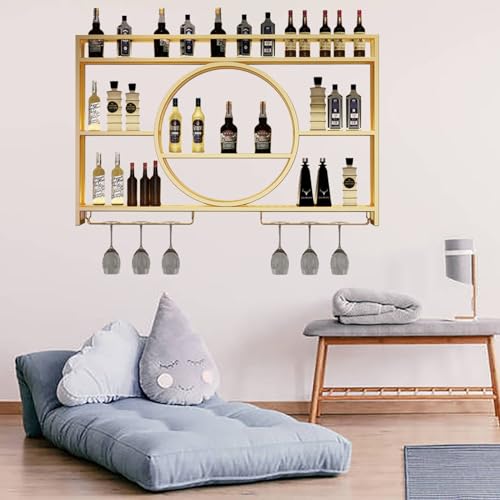 Casier à verres à vin mural anti-encombrement pour petits espaces