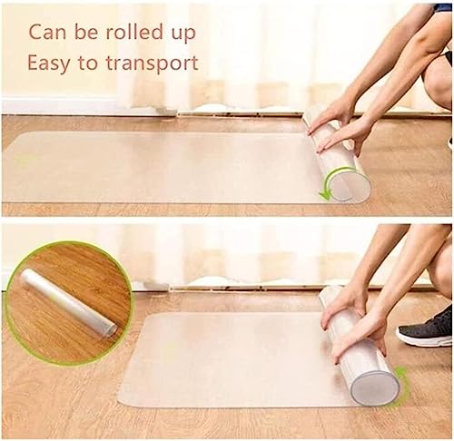 Tapis transparent lavable pour éviter les rayures de chaise sur sol dur - 6