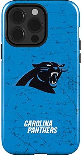 Skinit Impact Phone Case Compatible with iPhone 13 Pro - Officially Licensed NFL Carolina Panthers Distressed Alternate Design
