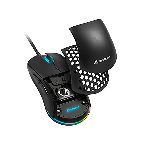 Sharkoon-Light-180-Gaming-Mouse-Raton-para-Juegos-Color-Negro