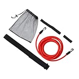 Ceinture de résistance : la sangle est utilisée pour fixer le cordon élastique bord de la piscine, ceinture de résistance à la natation.