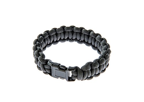 Se 7" Black Paracord Bracelet With 7 Strands - Pcb7Bk #TOP2