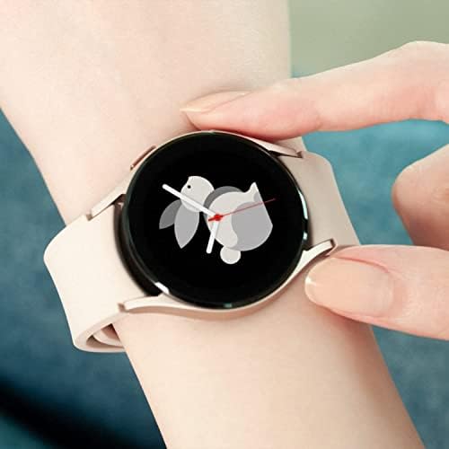 Galaxy Watch 4 Strap - 20mm Straps Compatible with Samsung Galaxy Watch 4 Strap 40mm/ 44mm/Galaxy Watch 4 Classic Strap 42mm/46mm, Silicone Wristband for Galaxy Watch 5/Watch 5 Pro 45mm Strap