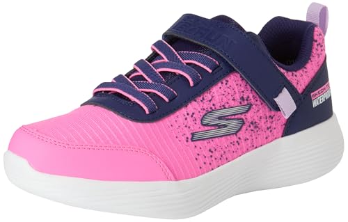 Skechers Go Run 400 V14, Zapatillas Niñas, Azul Marino y Rosa Intenso, 2.5 UK Child